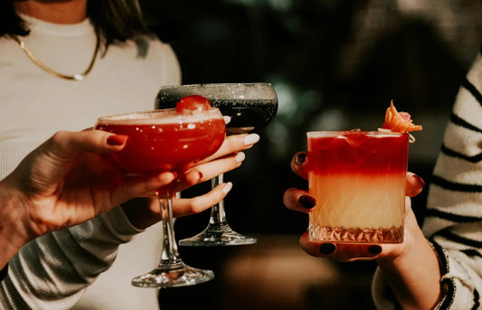 Friends Cheers Non Alcoholic Drinks at Kava Bar
