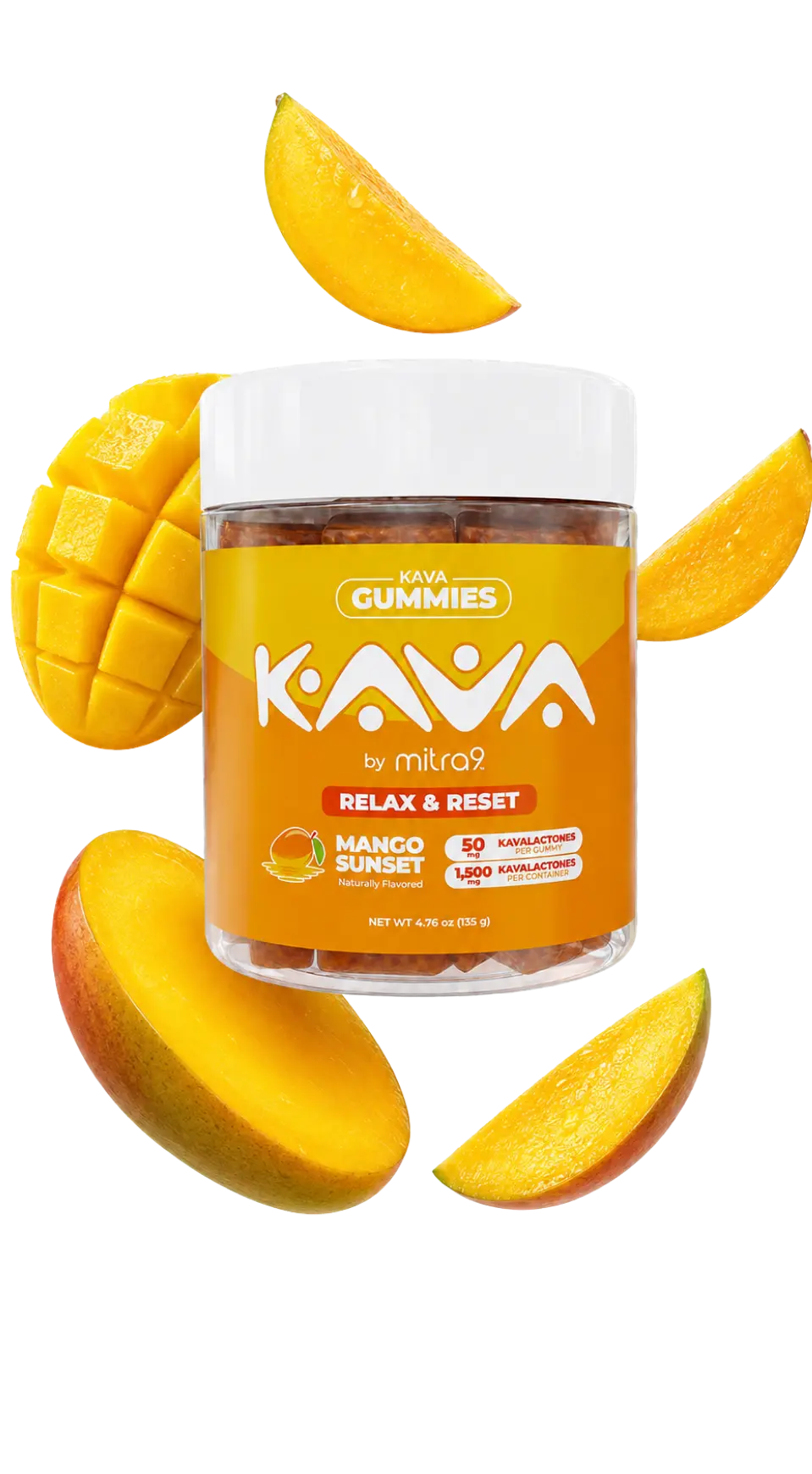 Mango Sunset Kava Gummies